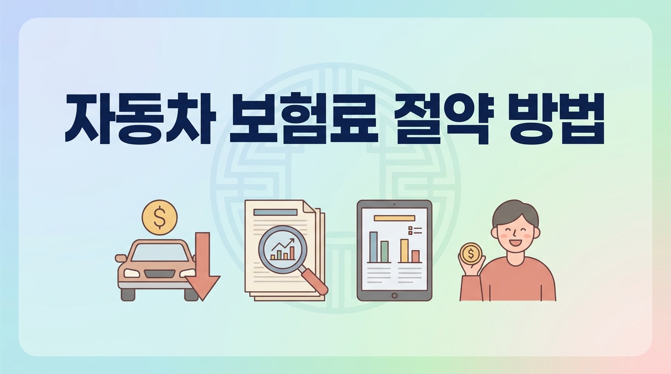 자동차 보험료 절약 방법