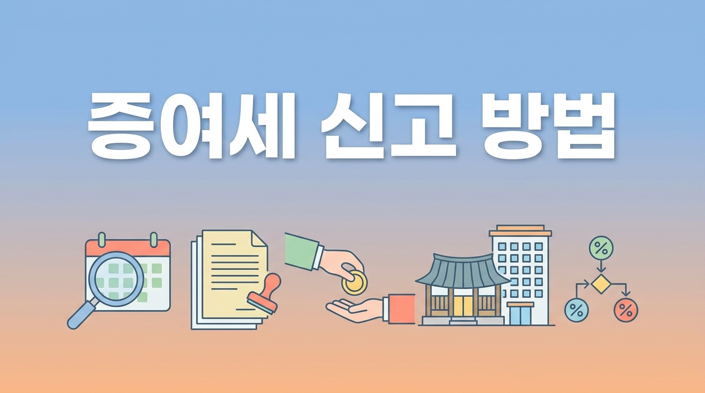 증여세 신고 방법