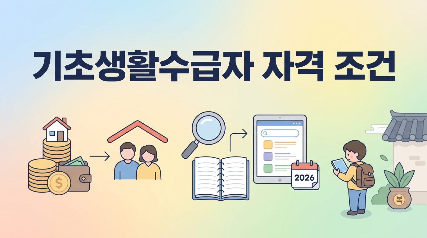 기초생활수급자 자격 조건