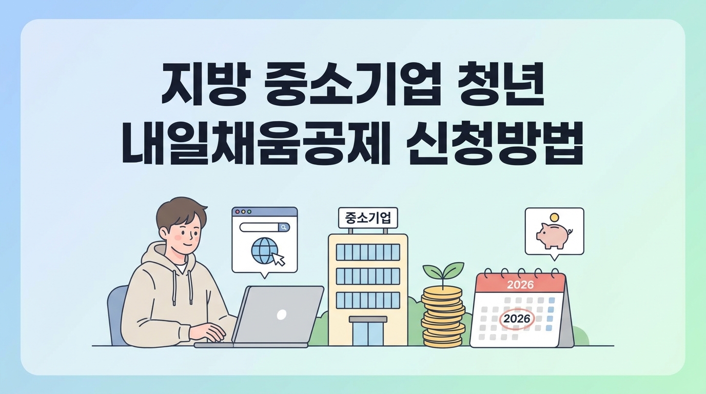 지방 중소기업 청년 내일채움공제 신청방법