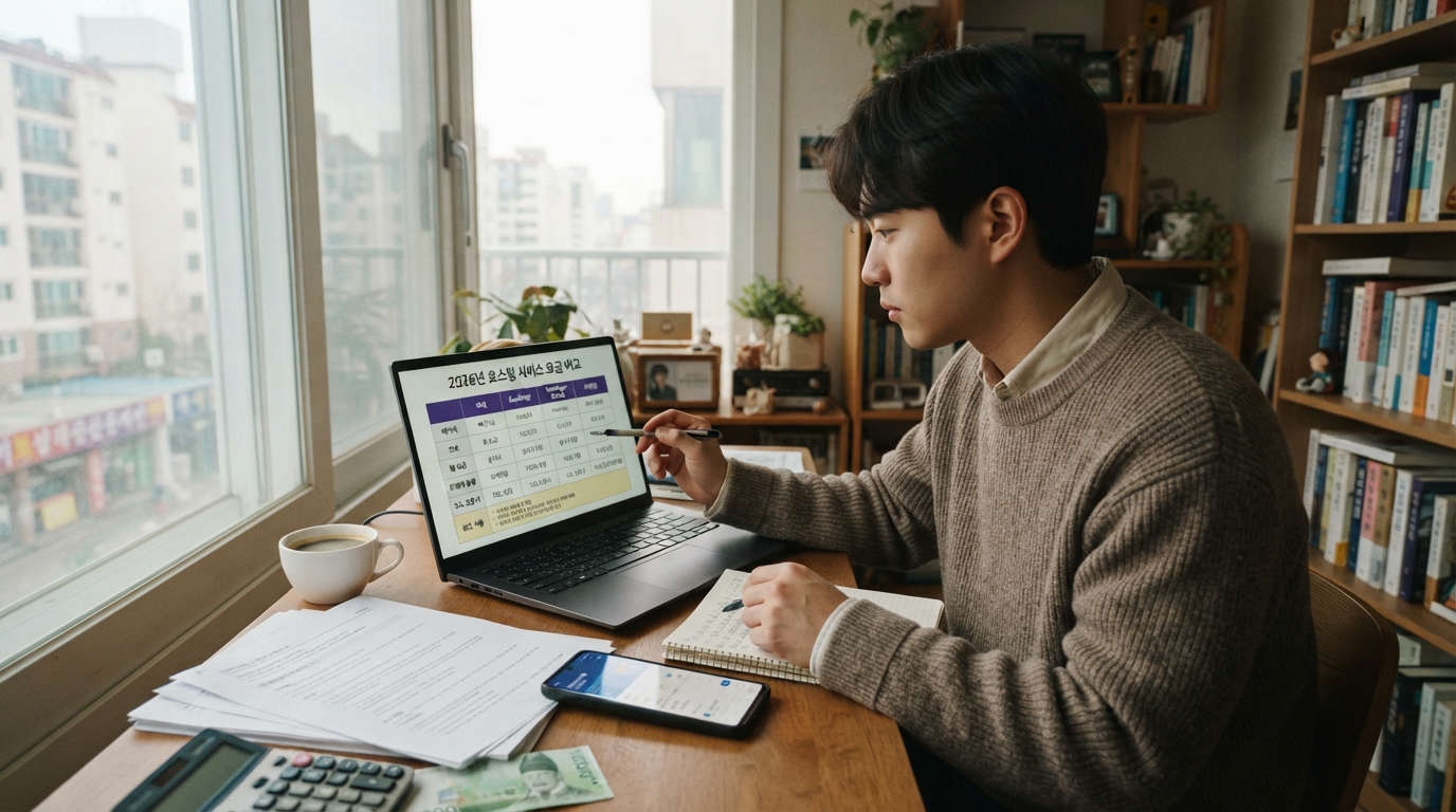 워드프레스 호스팅 종류 4가지 공유 VPS 관리형 클라우드 비교 도식